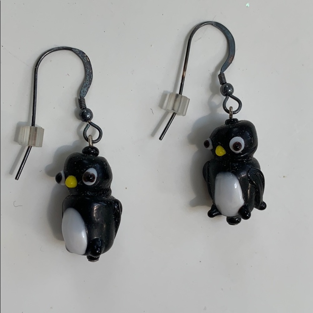 Penguin Earrings